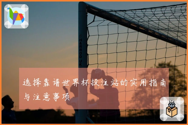 选择靠谱世界杯投注站的实用指南与注意事项